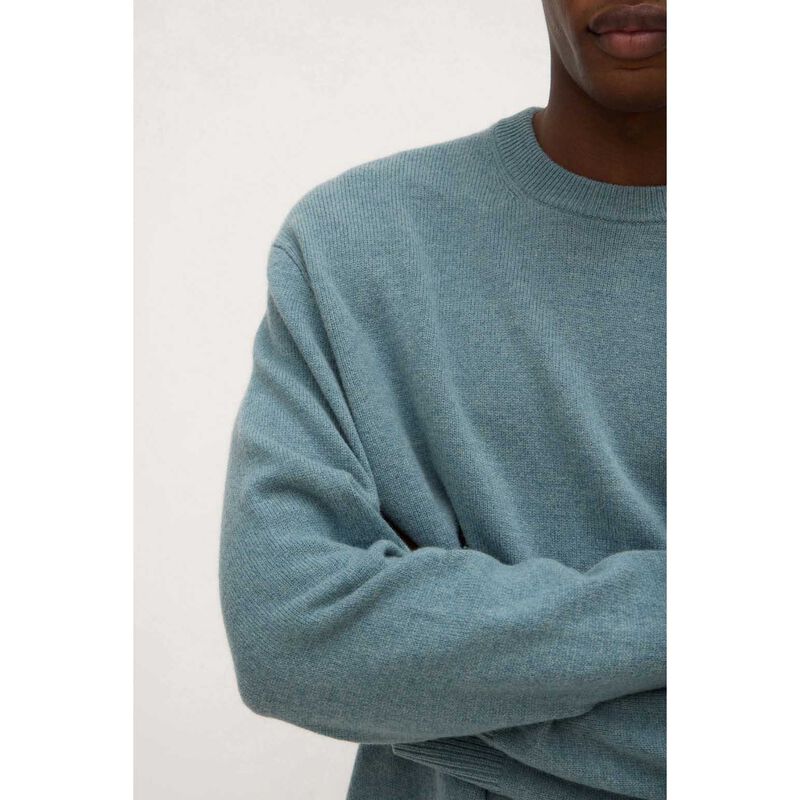 Assembly Label Ryan Merino Crew Neck Knit Peak Marle image number 2